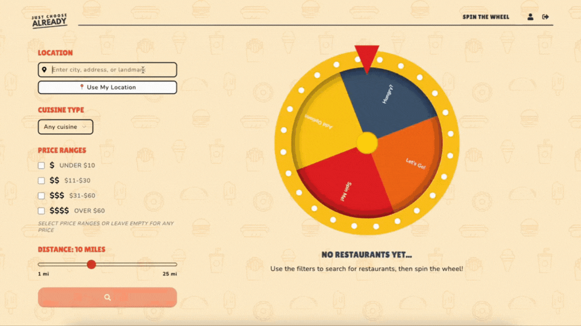 Just Choose Already demo